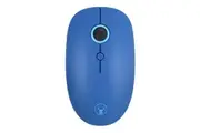 Bonelk Wireless Round Scroll 4D M-257 Bluetooth Mouse Dongle 800-1600 DPI Blue