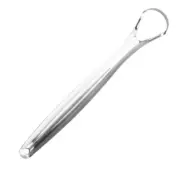 1Pc Stainless Steel Tongue Scraper Tongue Coating Cleaner Tonguecoating Brush Cl