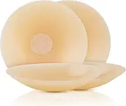 [FASHLON] Silicone Nipple Cover Reusable, 2 Pairs, Safe for Sensitive Skin, Ultra-Thin, Fits A-E Cups, Nipple Covers for Women Seamless, Pasties for Women