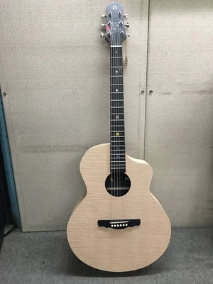 Electric Acoustic Guitar Natasha Saturn 41 Matte Natural Color