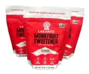 (8) 1# Lakanto Classic Monk Fruit Sweetener w Erythritol White Sugar Substitute