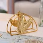 Ginkgo Shape Napkin Holder Vertical Napkin Dispenser Dining Table
