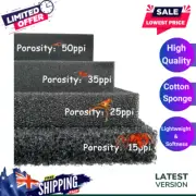Biochemical Filter Foam Cotton Bio Sponge Pad For Aquarium Fish Tank Pond Black