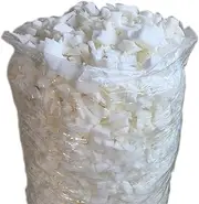 HOXXME Shredded Memory Foam Filling or Bean Bag Filler, Premium Beanbag Stuffing/Foam Refill for Pillow, Dog Beds Chairs Cushion, Arts Crafts, Stuffed Animals (White, 5lbs), MFF-5W