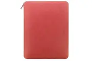Filofax 34cm Leather A4 Finsbury Zipp Folio Carry Case Personal Organiser Coral