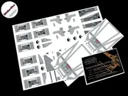 CUSTOM STICKERS for X-Wing Xwing 7191 TOYS , Models , Displays , Building blocks