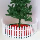 White Plastic Picket Fence Miniature Christmas Xmas Tree Wedding Party