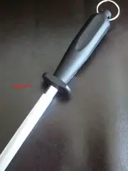 12" Knife Sharpening Butchers Steel, Knife Sharpening Steel, Honing Rod