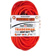 Ultracharge 30m Extension Lead Cable 10A Extra Heavy Duty Cord Plug/Socket Red