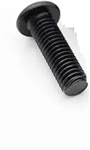 Nuts and Bolts Set 5/10/50pcs M1.6 M2 M2.5 M3 M4 M5 M6 M8 Black Grade 10.9 Steel ISO7380 Hex Hexagon Socket Allen Button Round Head Screw Bolt Color : 3mm, Size : M2 50pcs Color : 6mm (Color : 6mm,