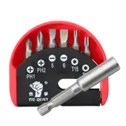 2Set 14pcs Magnetic Screwdriver Bits Set 1/4 Inch Hex Multi-functional Fist Screwdriver Bit