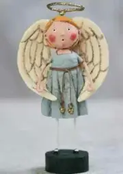 Lori Mitchell Christmas Angel Figurine -7.5''H