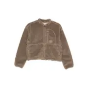 [The North Face] The North Face Zip-up Fleece Jacket XS BROWN