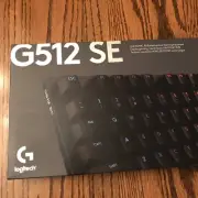 logitech g512 se keyboard new sealed