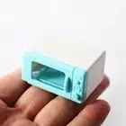 1set 1 12 Mini Microwave Oven Realistic Meticulous Workmanship Dollhouse