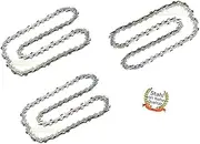 Perfect Garden 3X Saw Chain 30 cm 1.3 mm 3/8 Inch 44 TG Suitable for Stihl Efco Oleo-Mac Ryobi Stiga Makita Einhell Chainsaw