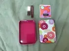 Clinique Lipstick (2) Berry Pop & Black Honey W/ Tin Case And Mirror