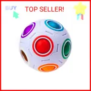 CuberSpeed Rainbow Ball Magic Cube Fidget Toy Puzzle Magic Rainbow Ball Puzzle F