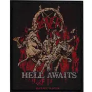 Slayer Hell Awaits Patch Heavy Thrash Metal Official Band Merch