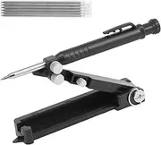 Plastic Scribing Tool Accurate Drawing Scribe Tool Flexible Handling Gauge Scriber Line Maker Adjustable for Woodworking..(gules,1 set)