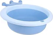 Abaodam Folding Washbasin Water Inflatable Wash Bath Seat Collapsible Folding Basin Baubles Ice Washing Tub Crown Boys Foldable Wash Basin Machine Sink Bucket Plastic Blue