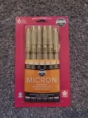 Sakura Pigma Micron Pen Set Fine Line Set Black 30062