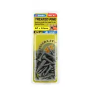 Zenith 8G x 20mm Tufcote® Countersunk Rib Head Treated Pine Screw - 40 Pack
