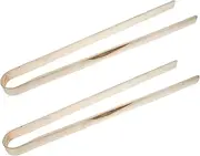 2pcs Bamboo Trash Folder Automatic Grabber Tool Garbage Picker Stick Flexible Gripper Picks up Accessible Tools Trash Can Garden Grabber Barbecue Tools Poster Khaki