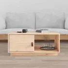 vidaXL Coffee Table 80x50x35.5 cm Solid Wood Pine BMG