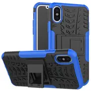 MCC Heavy Duty iPhone Xs Max Shockproof Case Cover Tough Skin for Apple [Blue]