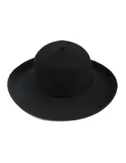 [Fella Hamilton] Classic Breton Squash & Wash Hat in Black