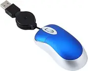 Creative Mini Telescopic USB Wired Mouse for Laptop and Notebook Portable Optical Mouse for Use