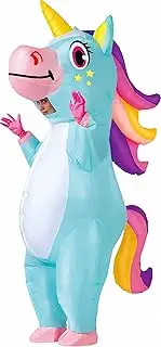 LUVSHINE Inflatable Unicorn Costume Adult, Full Body Riding a Unicorn Blow Up Suit for Men Women Blow up Costumes