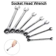 8-19mm Ratchet Spanner Kit Chrome Vanadium Wrench Spanner Fixed Tool Metric