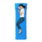 - Inflatable Air Mattresses Foldable TPU Camp Sleeping Mat for Trekking (Blue)
