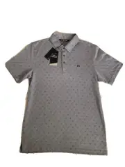 TravisMathew Chancellor Mens Golf Polo alloy. size Medium