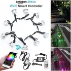 RGBW/RGB LED Pool Step Soffit Deck Light 61mm Smart WIFI Controller Timer Dimmer