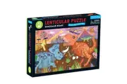 75pc Mudpuppy Lenticular Kids Children Jigsaw Puzzle Toy 45x26cm Dinosaur 5+