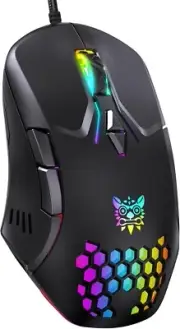 Gaming Mouse, Wired PC Entry Level Mouse with RGB Backlit and Adjustable DPI, Er