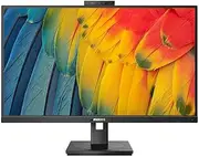 Philips 24B1U5301H 24" 16:9, FHD 1920x1080 IPS Business Monitor, HDMI, DP, 90W USB-C/PD, Docking, RJ45, USBHub, Speakers, 5MP Webcam, DP Out