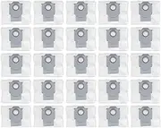 Vacuum Cleaner Dust Bag Compatible for Roborock S8+ S8 Pro Ultra S8+ S7 MaxV Ultra S7 Pro Ultra Q7+ Q7 Max+ Q8 Max+ Q5+ Vacuum Cleaner for S7(25PCS)