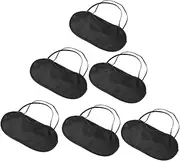 EXAOMBLE 6Pcs Comfortable Blindfold Soft Eye Masks for Sleeping Light Blocking Shading Cover for Travel Meditation Yoga Outdoor Activities