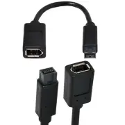 IEEE 1394 6Pin Female to 1394b 9Pin Male Firewire 400 to 800 Cable Cord Adapter
