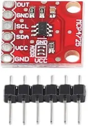 MCP4725 DAC Breakout Module I2C DAC Digital Converter Module 2.7V-5.5V Digital To Analong Module 12Bit Resolution