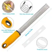 Lemon Zester Citrus Cheese Garlic Grater - Stainless Steel Utility Zester