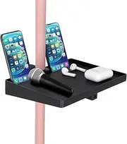 Microphone Stand Universal Sound Card Tray - Adjustable Music Stand Clamp for Sheet Music, Live Streaming, Speech, Karaoke, Recording - Accessories (8.3" x 6.3")