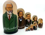 Russian compositors Nesting doll, Classic music matrioshka, Musician's gift