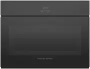 Fisher & Paykel 60cm Series 9 Minimal Compact Combination Steam Oven - Black