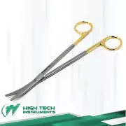 Metzenbaum Dissecting Slim Scissors Curved 7" Stainless Steel CE Gold Handle