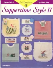 Suppertime Style II - baby bibs designs leaflet - Just Cross Stitch #862